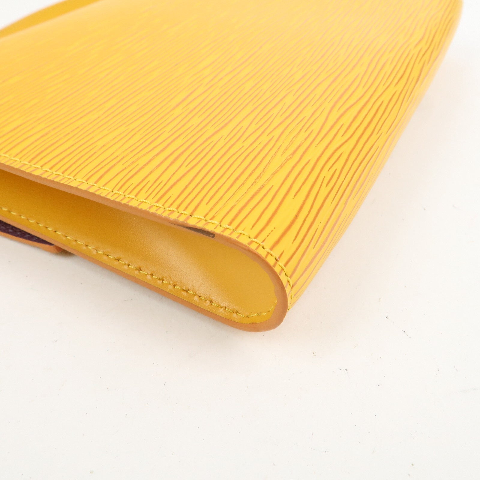 Louis Vuitton Epi Pochette Arche Shoulder Bag Tassili Yellow M52579
