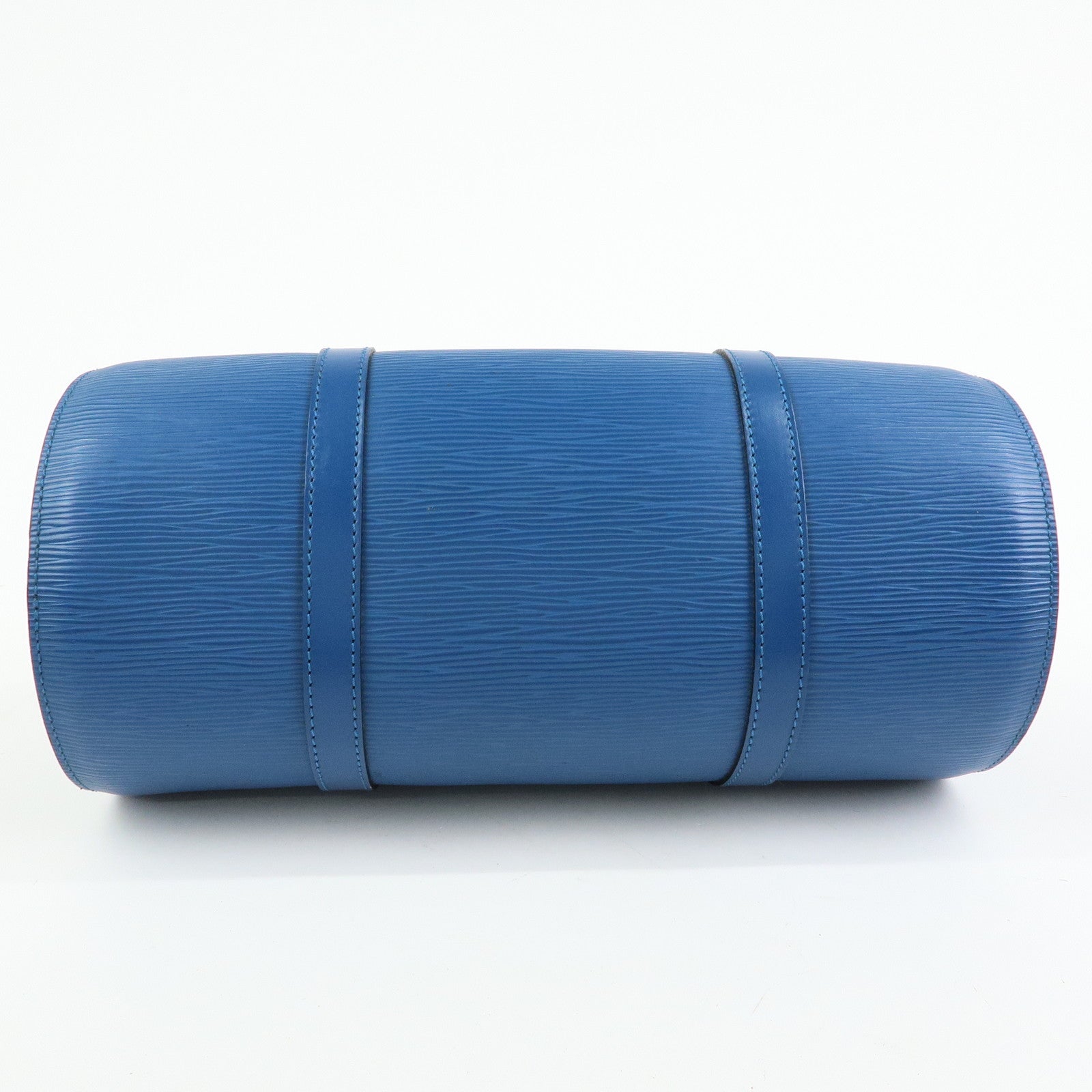 Louis Vuitton Epi Soufflot Shoulder Bag Hand Bag Toledo Blue M52225