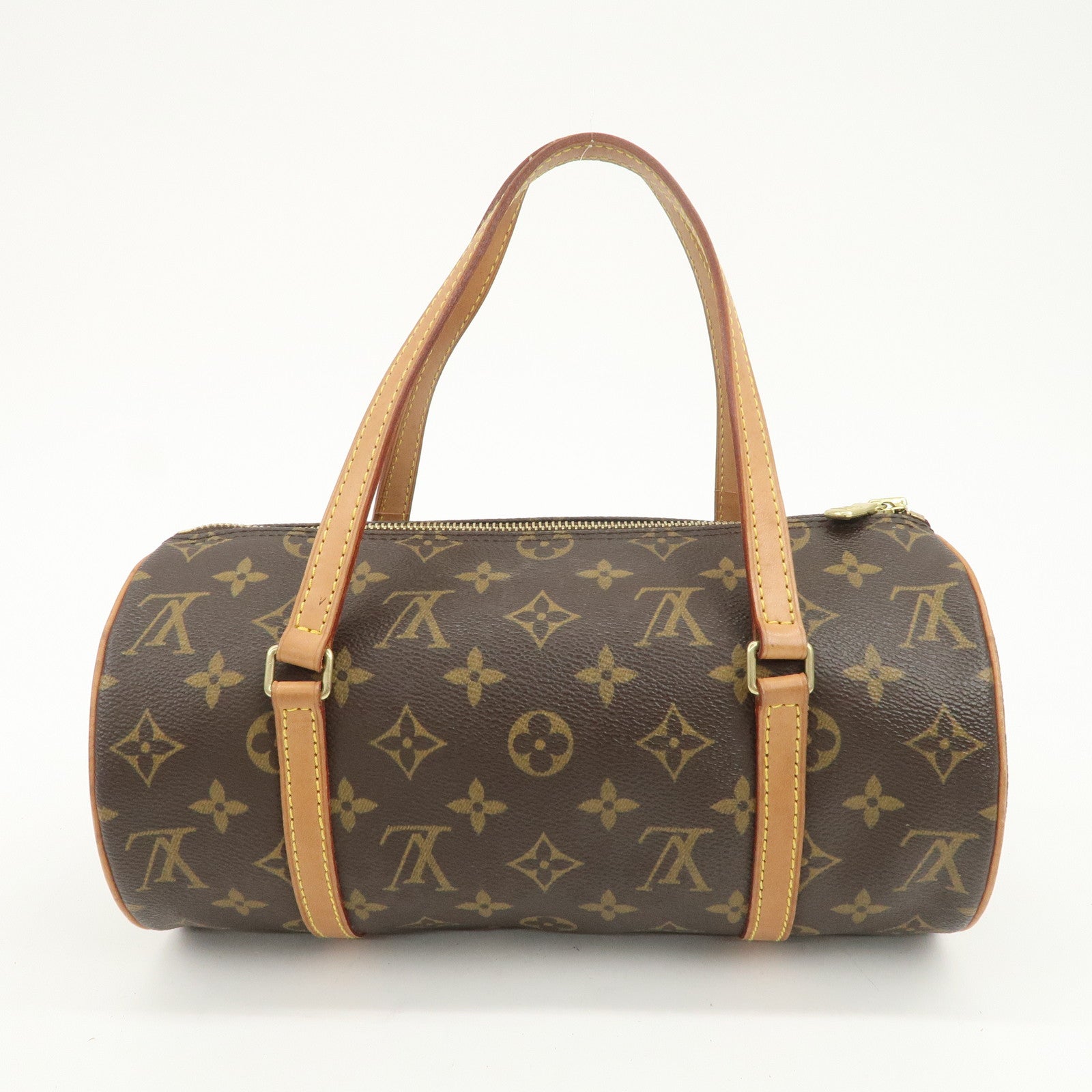 Louis Vuitton Monogram Papillon 26 Hand Bag Brown M51386
