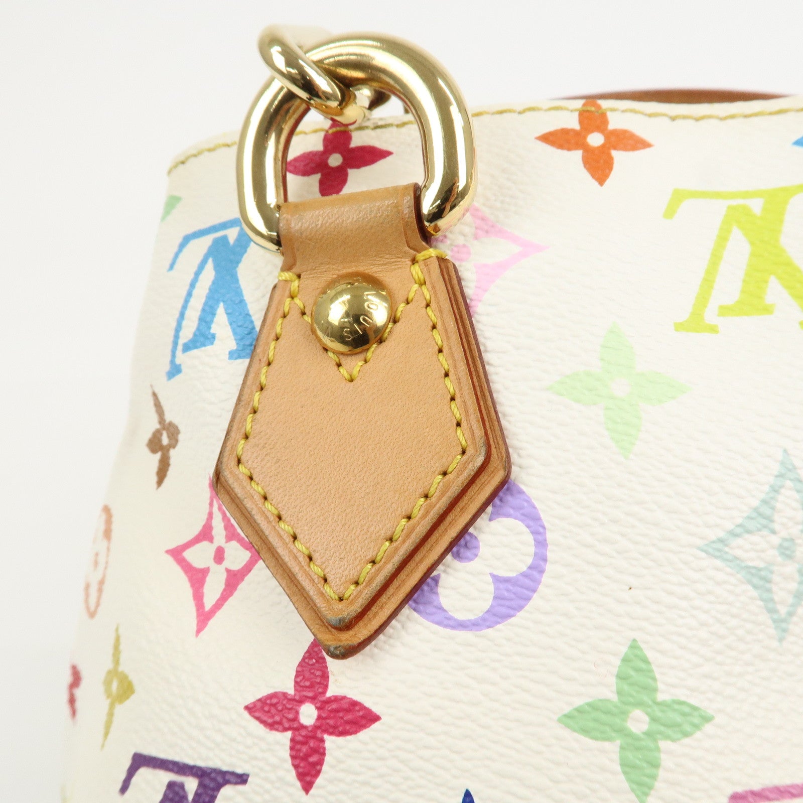 Louis Vuitton Monogram Multicolor Audra Hand Bag Blanc M40047