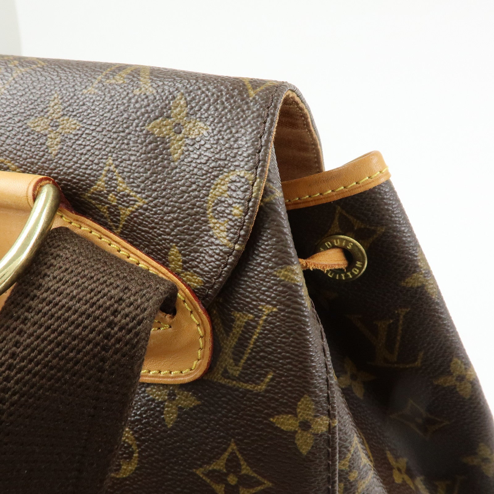 Louis Vuitton Monogram Montsouris GM Backpack Brown M51135