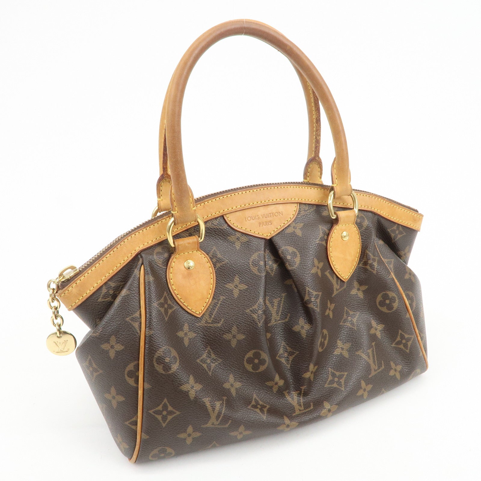 Louis Vuitton Monogram Tivoli PM Hand Bag Shoulder Bag Brown M40143