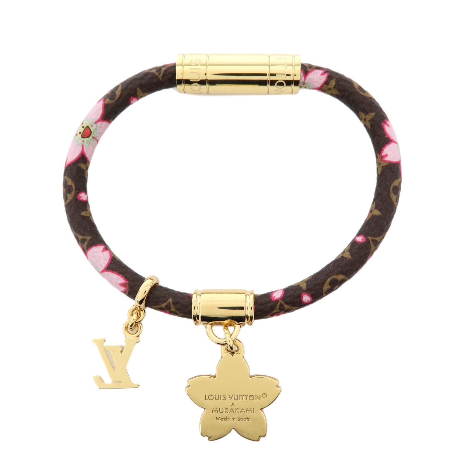 Louis Vuitton LVxTM Monogram Cherry Blossom Bracelet Brown M8978F