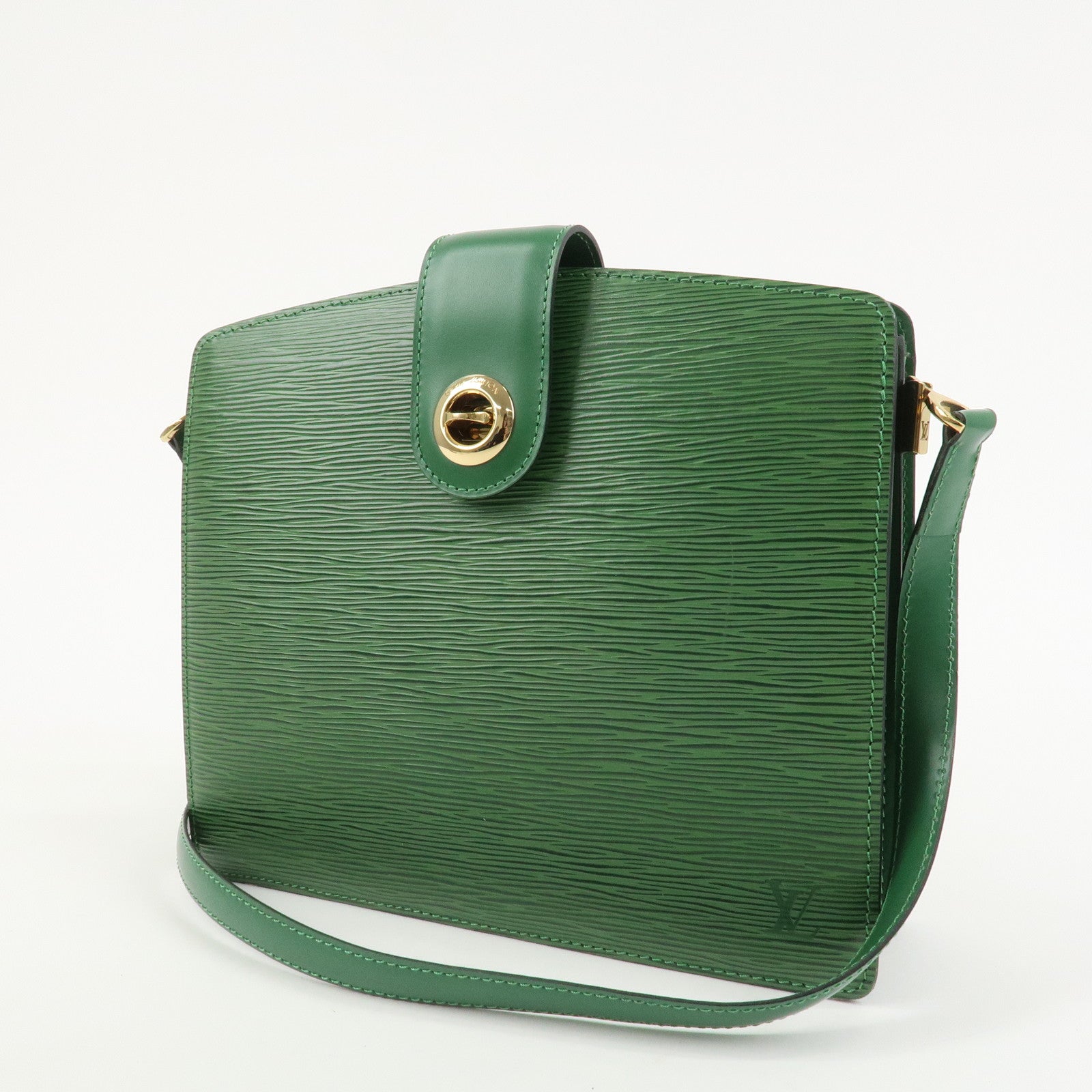 Louis Vuitton Epi Capucines Leather Shoulder Bag BorneoGreen M52344