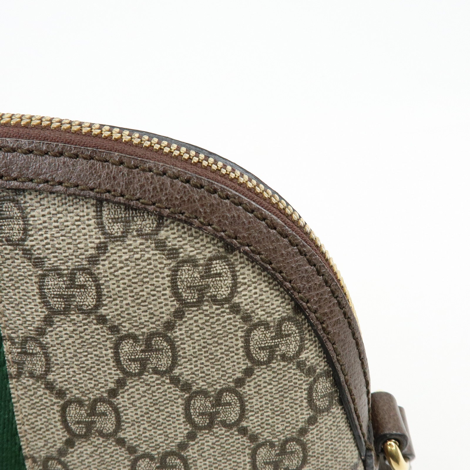 GUCCI Sherry Ophidia GG Supreme Leather Shoulder Bag Beige 499621