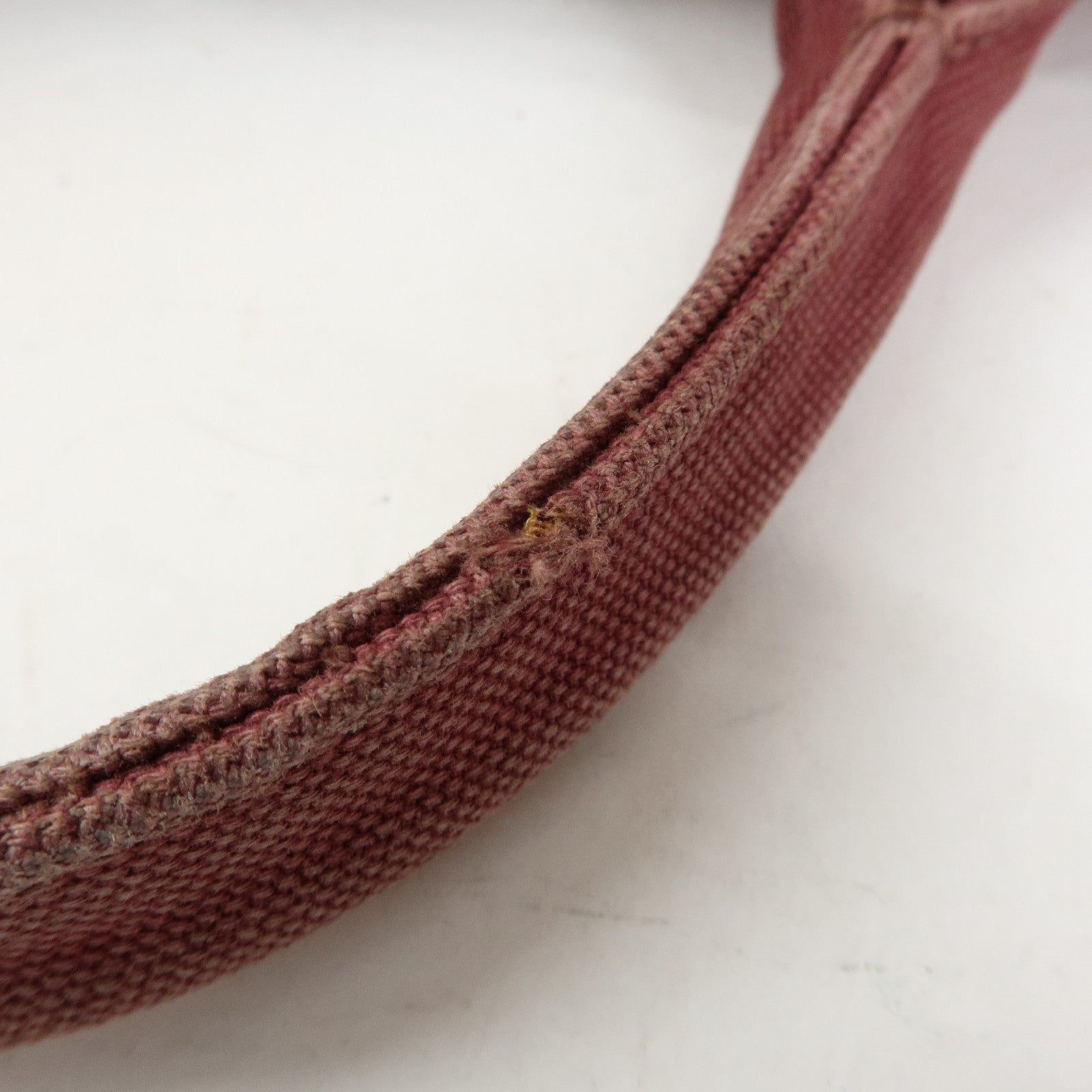 PRADA Logo Canapa Canvas 2Way Bag Tote Bag Orange Purple B1877G