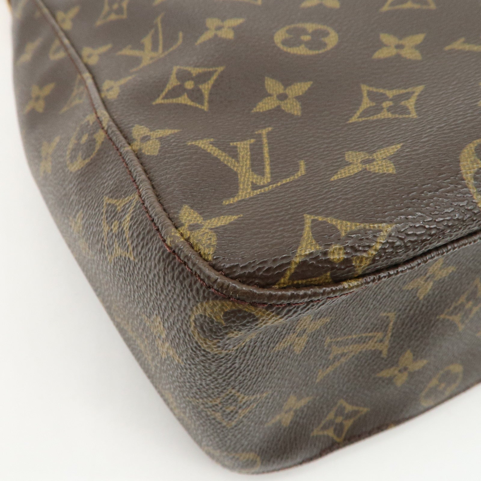 Louis Vuitton Monogram Looping GM Shoulder Bag Brown M51145