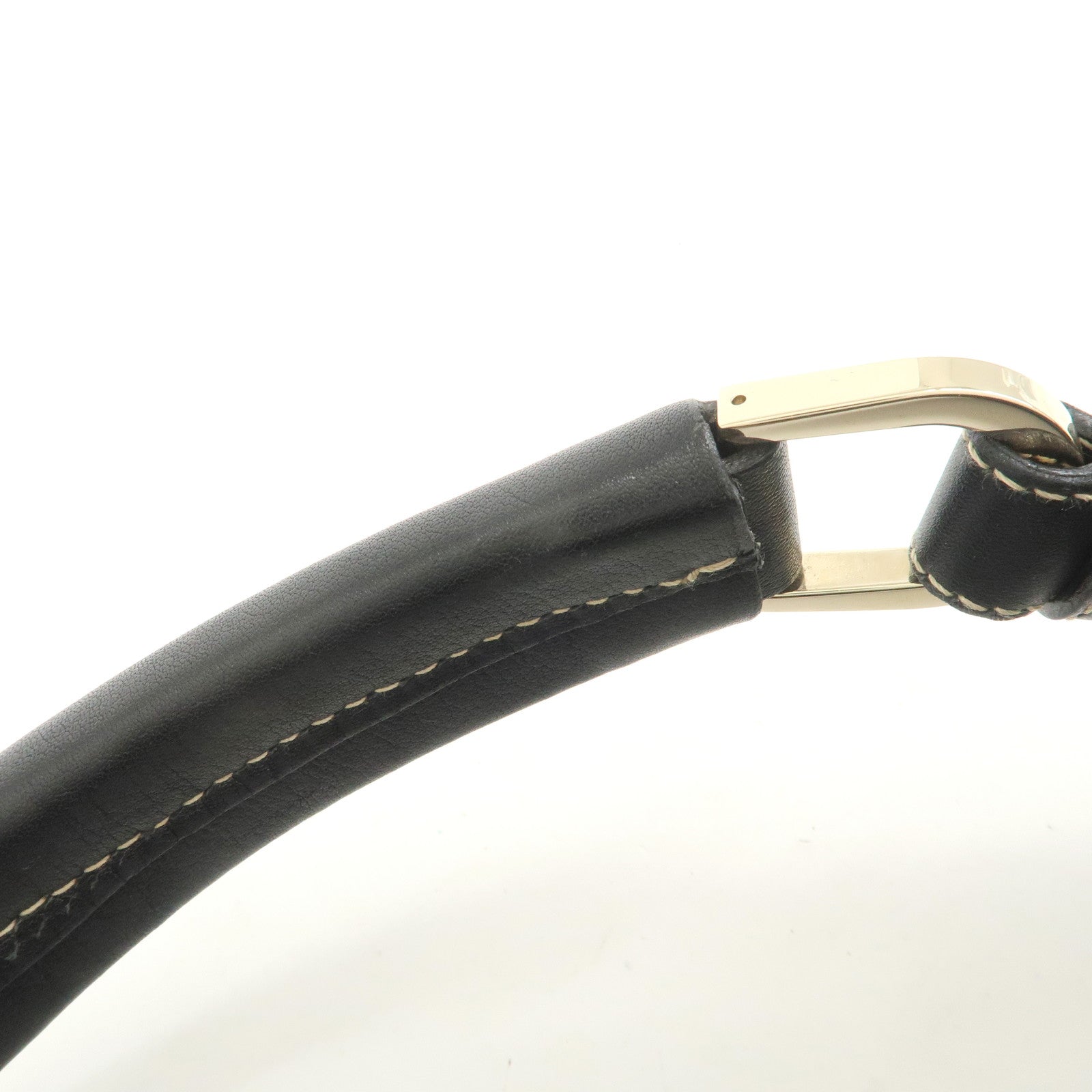 GUCCI Leather Shoulder Bag Hand Bag Black 001.4288