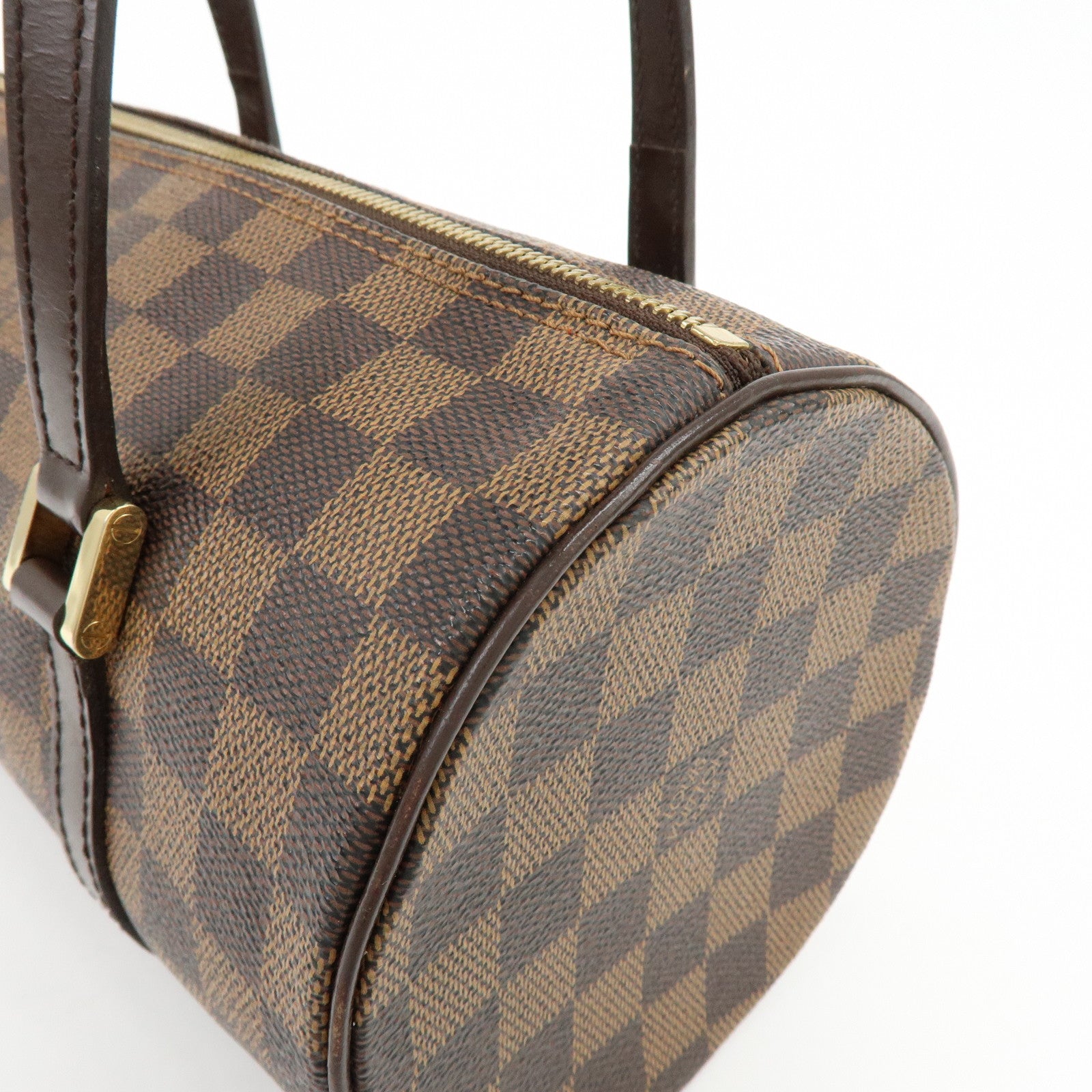 Louis Vuitton Damier Ebene Papillon 26 Hand Bag Brown N51304