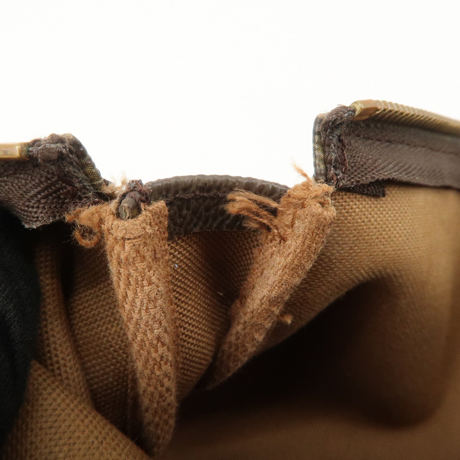 Louis Vuitton Monogram Pochette Accessoires Hand Bag Brown M51980
