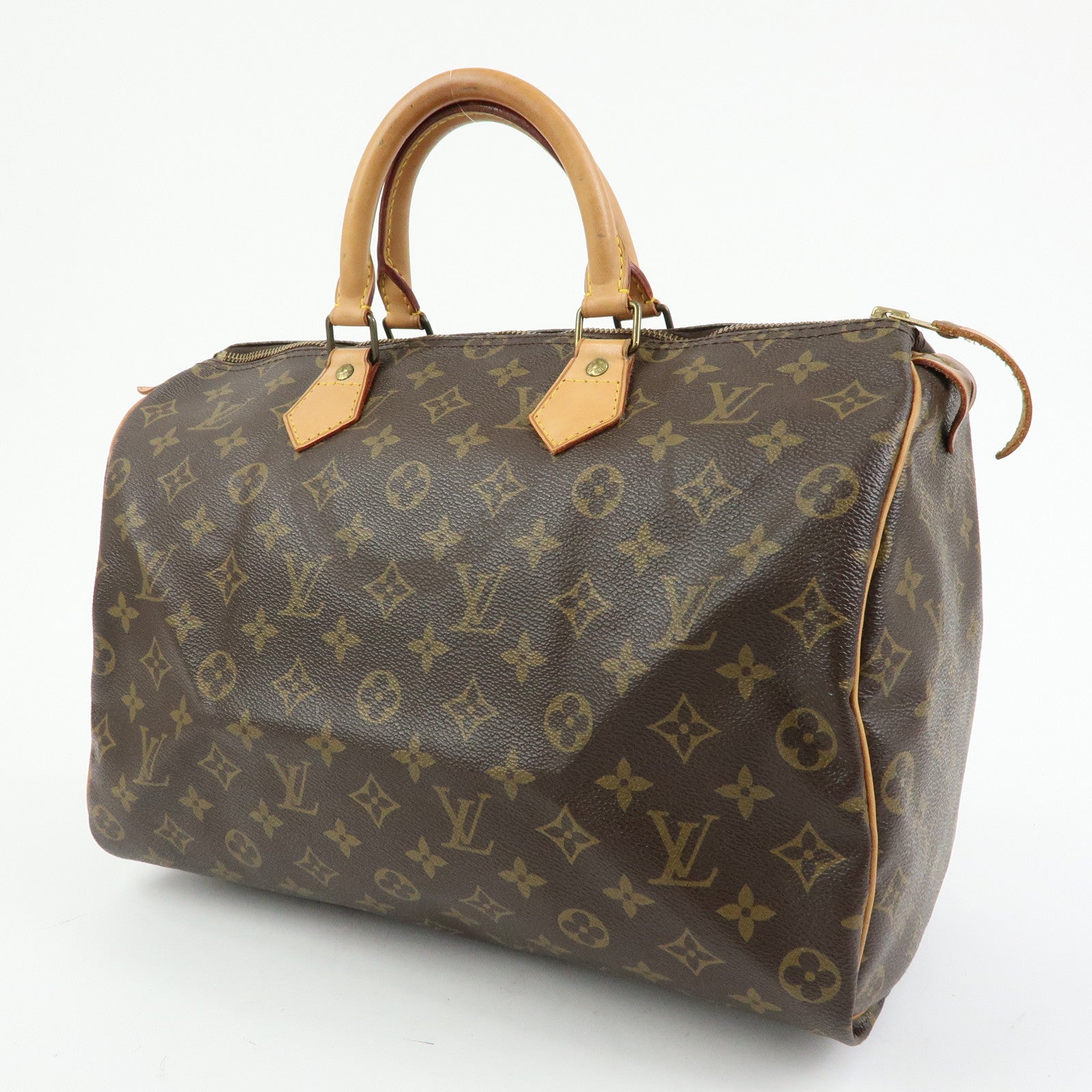 Louis Vuitton Monogram Speedy 35 Boston Bag Hand Bag M41524