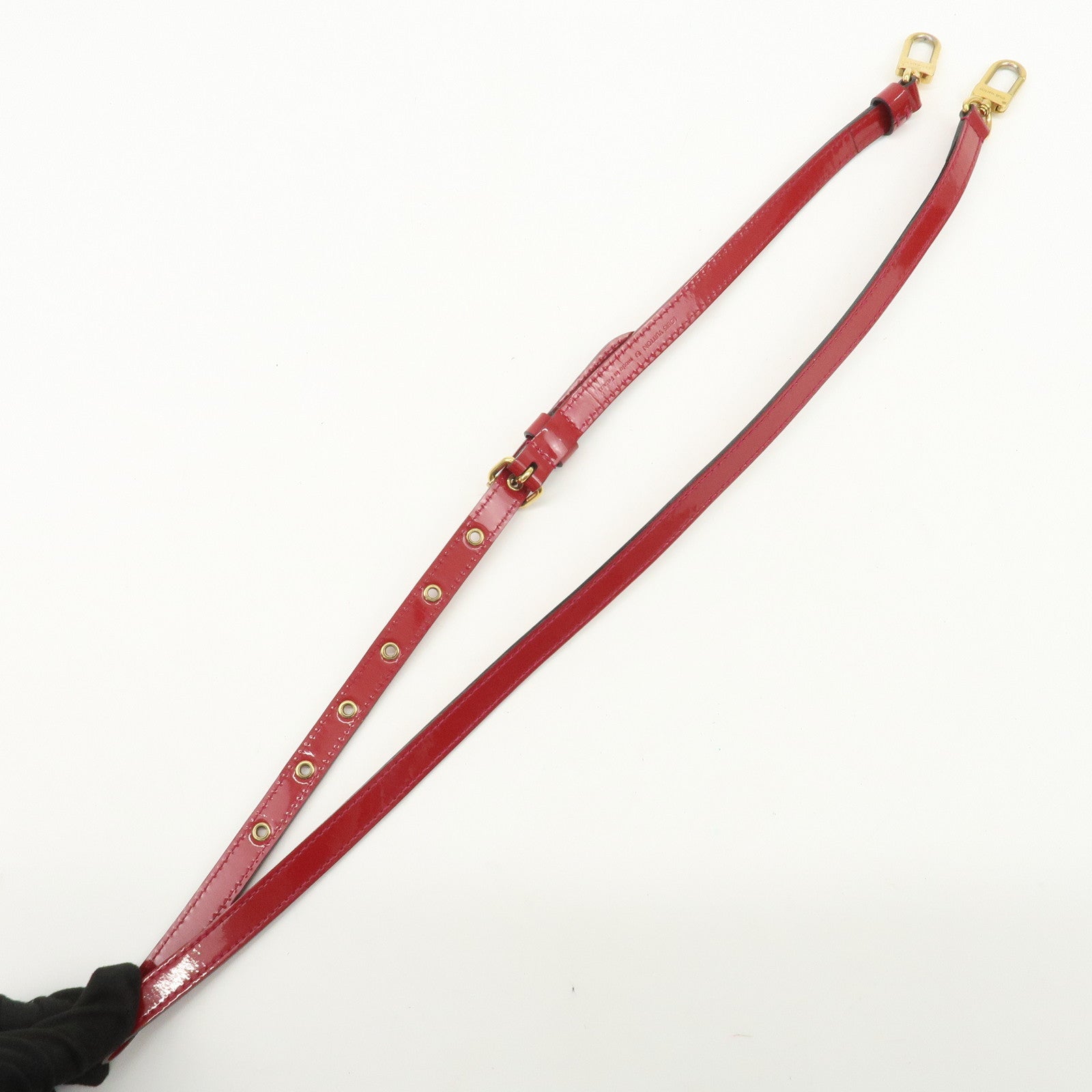 Louis Vuitton Vernis Adjustable Shoulder Strap 120cm 1.6cm Rouge