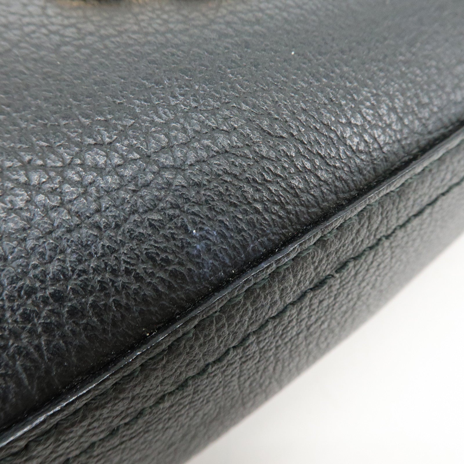 JIMMY CHOO VARENNE Leather Shoulder Bag Crossbody Bag Black