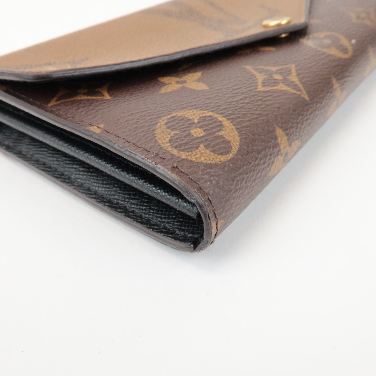 Louis Vuitton Monogram Reverse Portefeuille Sarah Wallet M80726