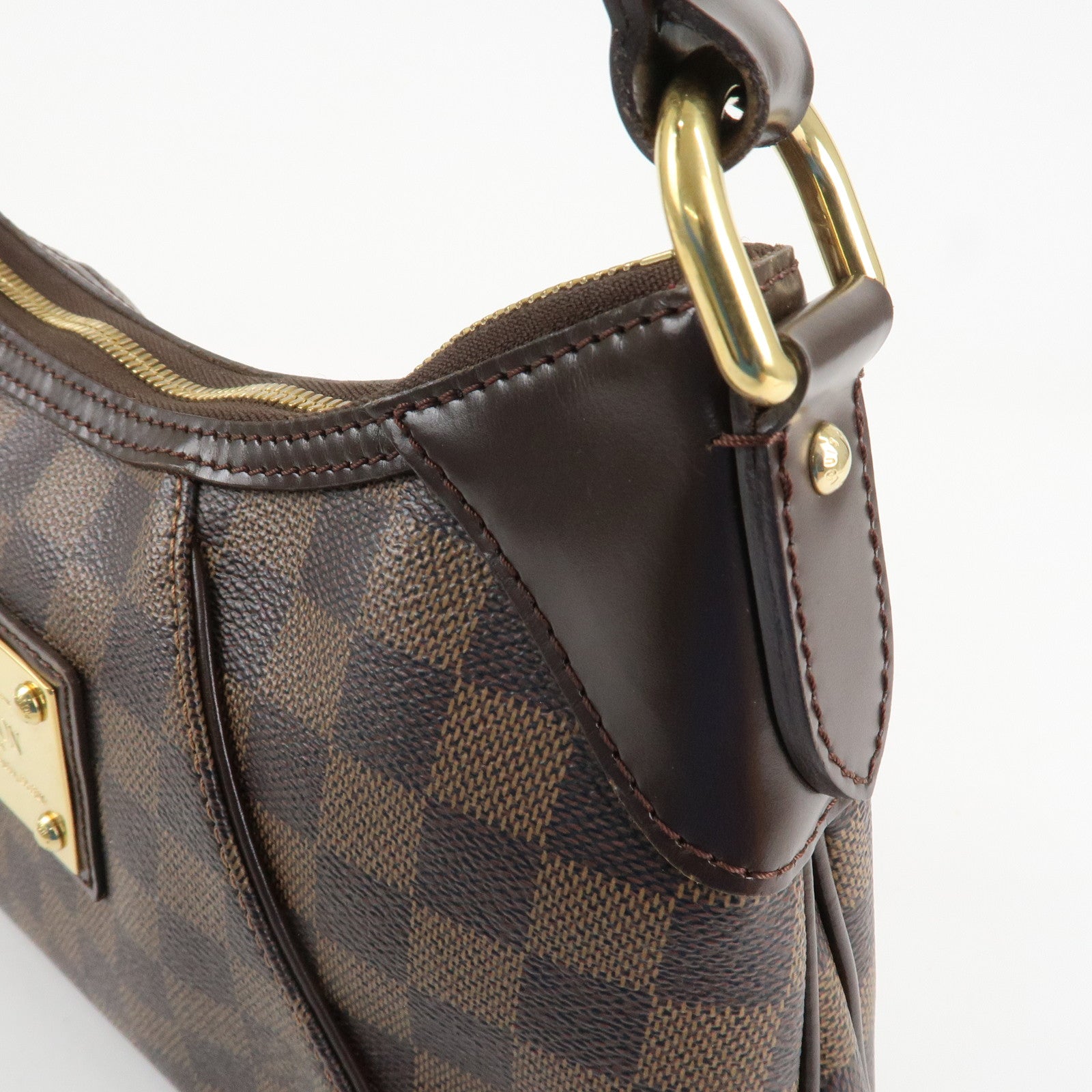 Louis Vuitton Damier Thames PM Shoulder Bag Hand Bag N48180 Used