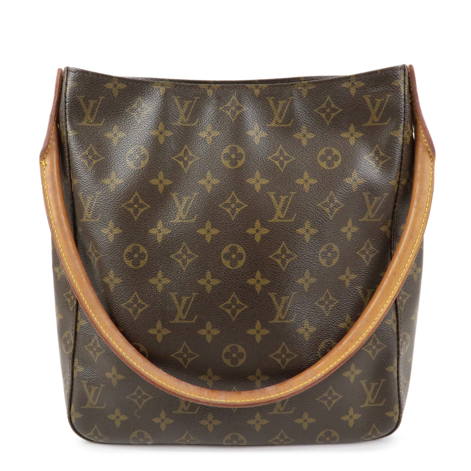 Louis Vuitton Monogram Looping GM Shoulder Bag Brown M51145