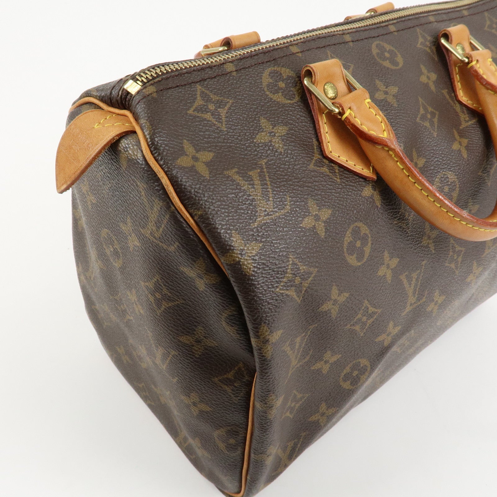 Louis Vuitton Monogram Speedy 30 Hand Bag Boston Bag M41526 Used