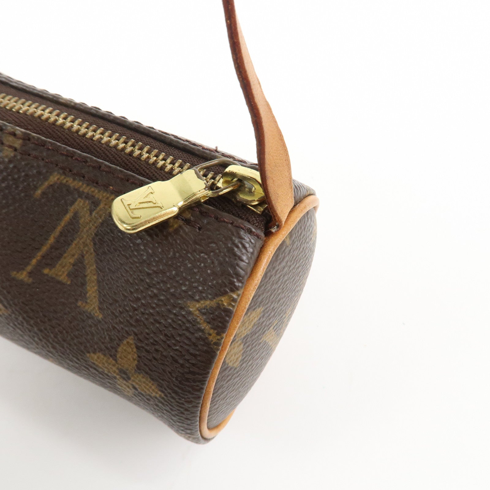 Louis Vuitton Monogram Mini Pouch for Papillon Bag New Style Brown
