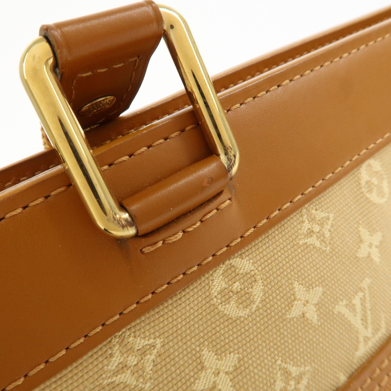 Louis Vuitton Monogram Mini Lucille PM Hand Bag Beige M92684