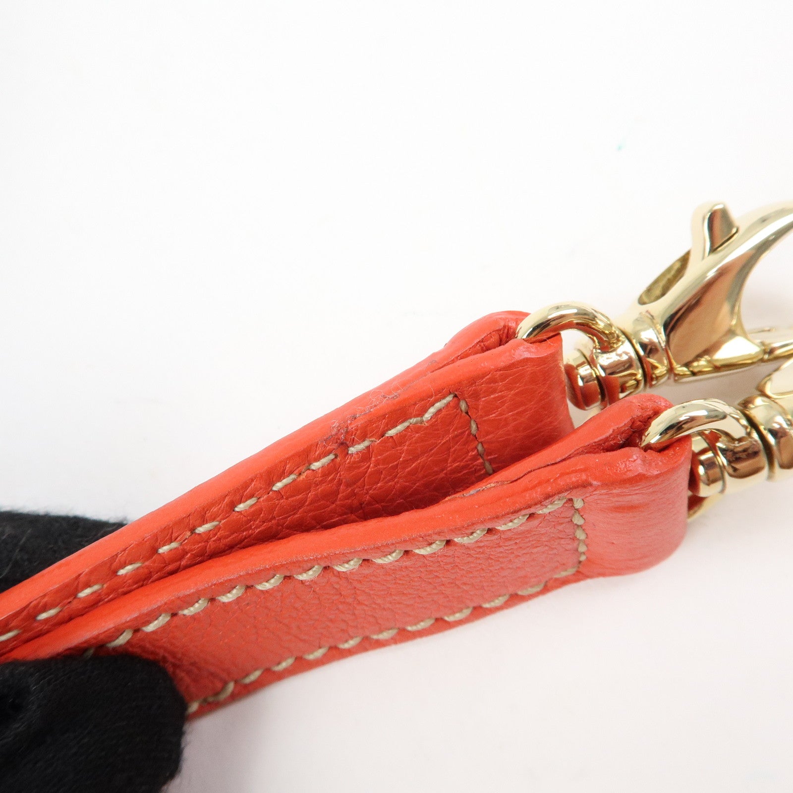 BVLGARI Logomania Canvas Leather 2Way Hand Shoulder Bag Brown Coral