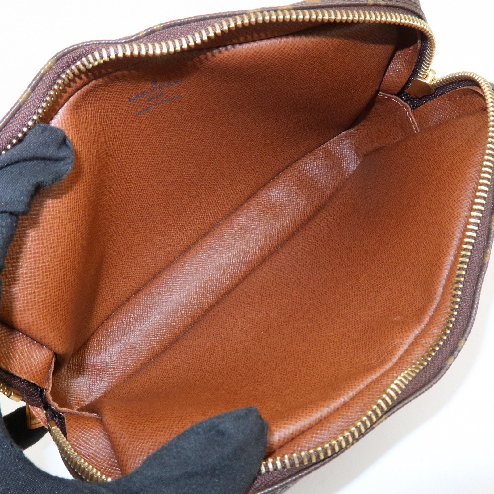 Louis Vuitton Monogram Pochette Marly Bandouliere Bag Brown M51828 Used