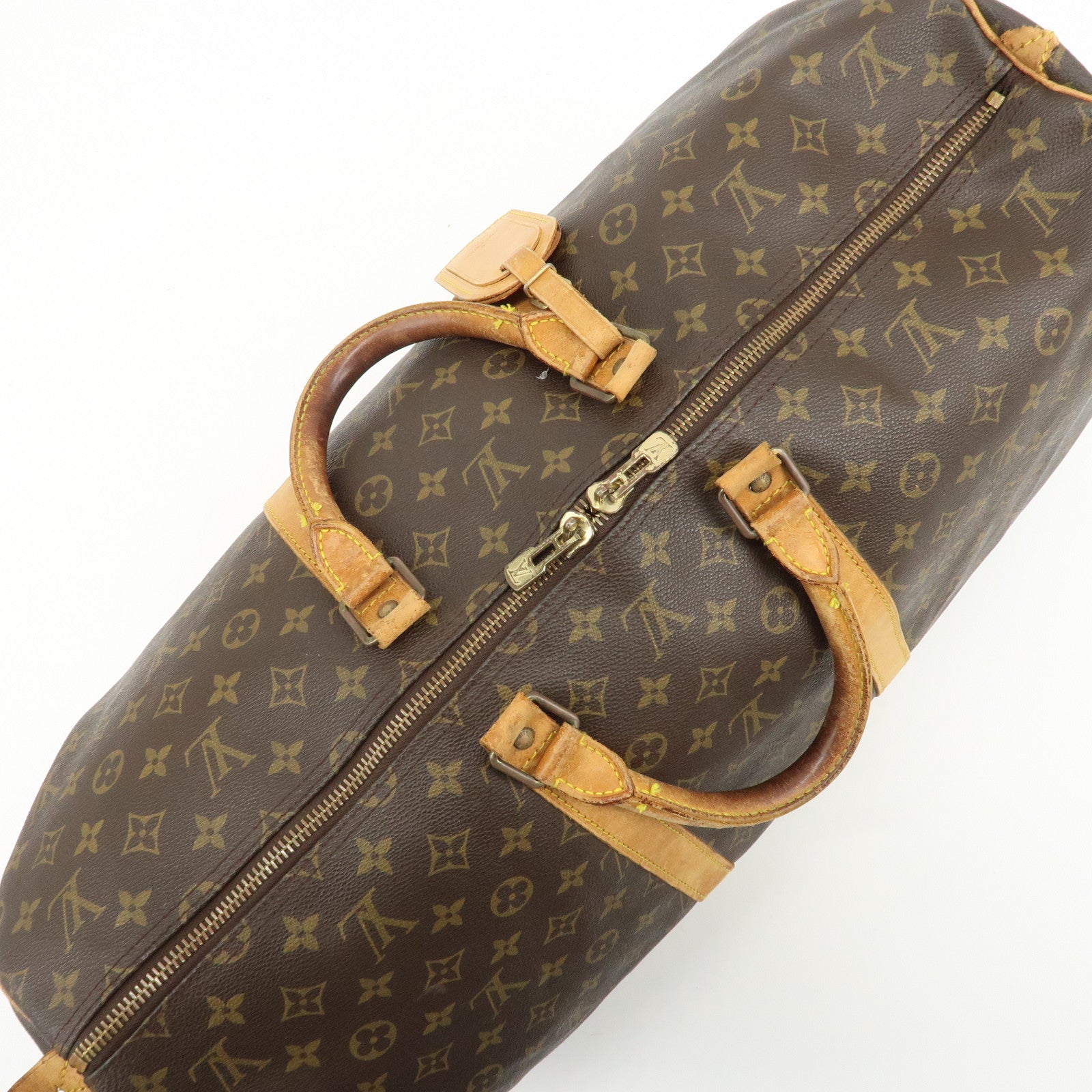 Louis Vuitton Monogram Keep All 55 Boston Bag Travel Bag M41424