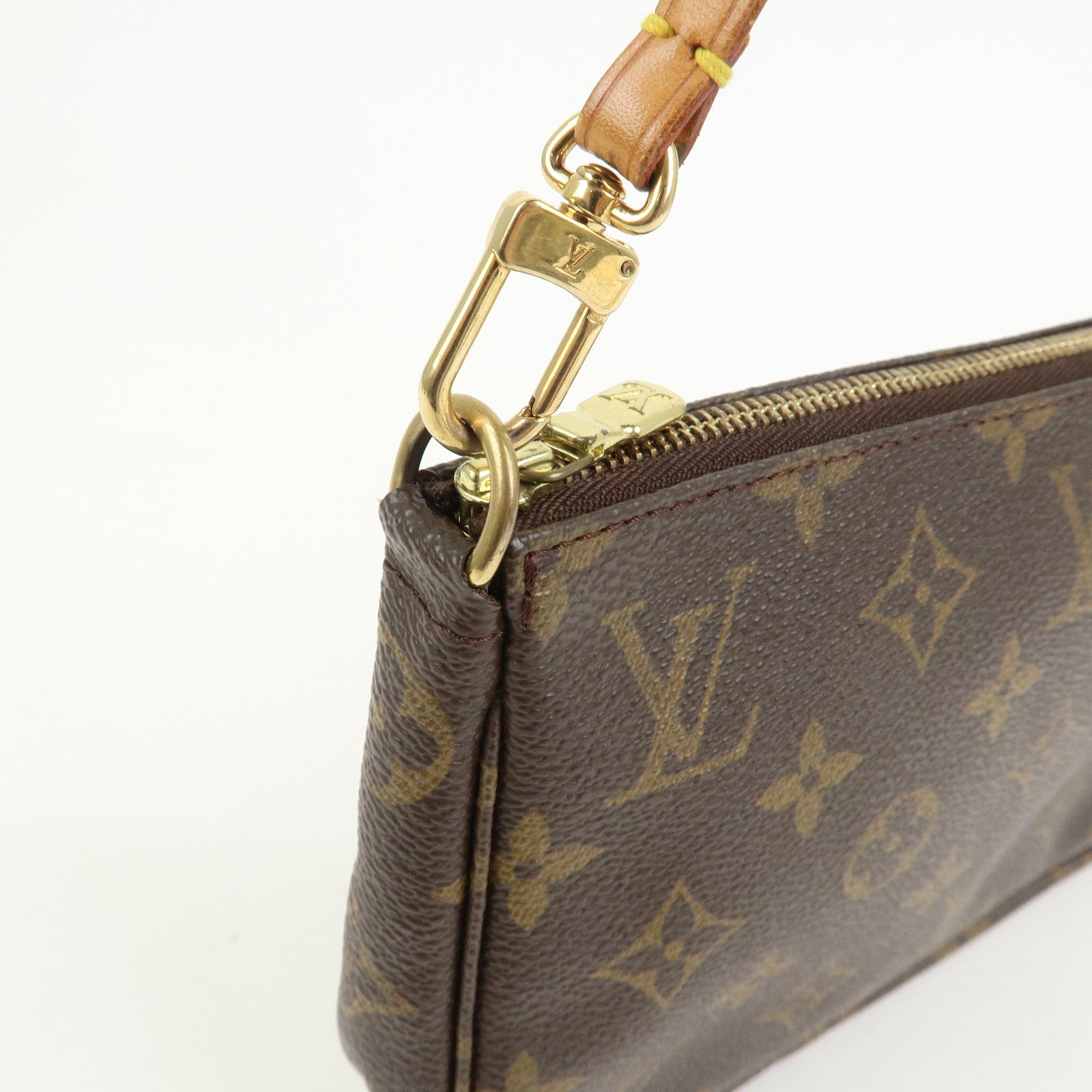 Louis Vuitton Monogram Pochette Accessoires Pouch Hand Bag M51980
