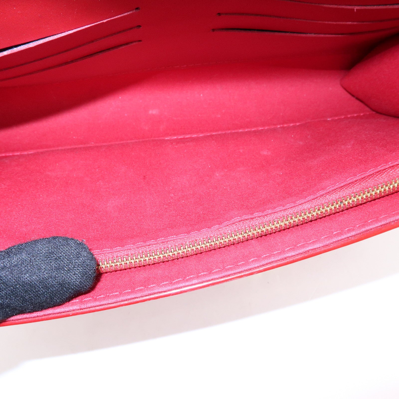 Louis Vuitton Monogram Vernis Leather Clutch Ana 3Way Bag M90095