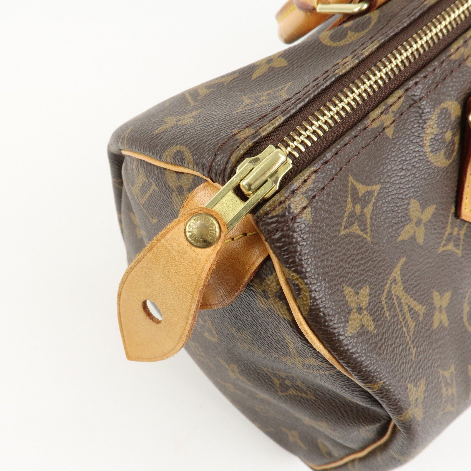 Louis Vuitton Monogram Speedy 30 Hand Bag Boston Bag M41526 Used
