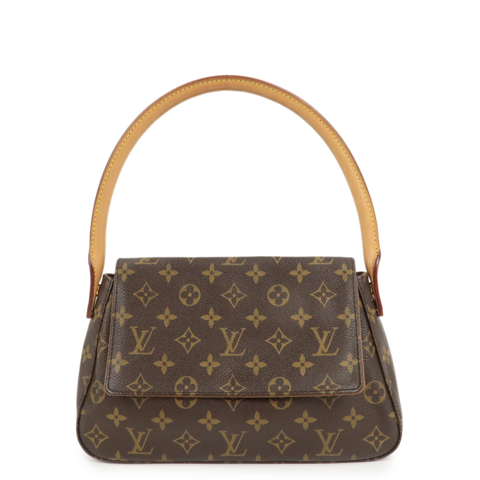 Louis Vuitton Monogram Mini Looping Shoulder Bag Brown M51147