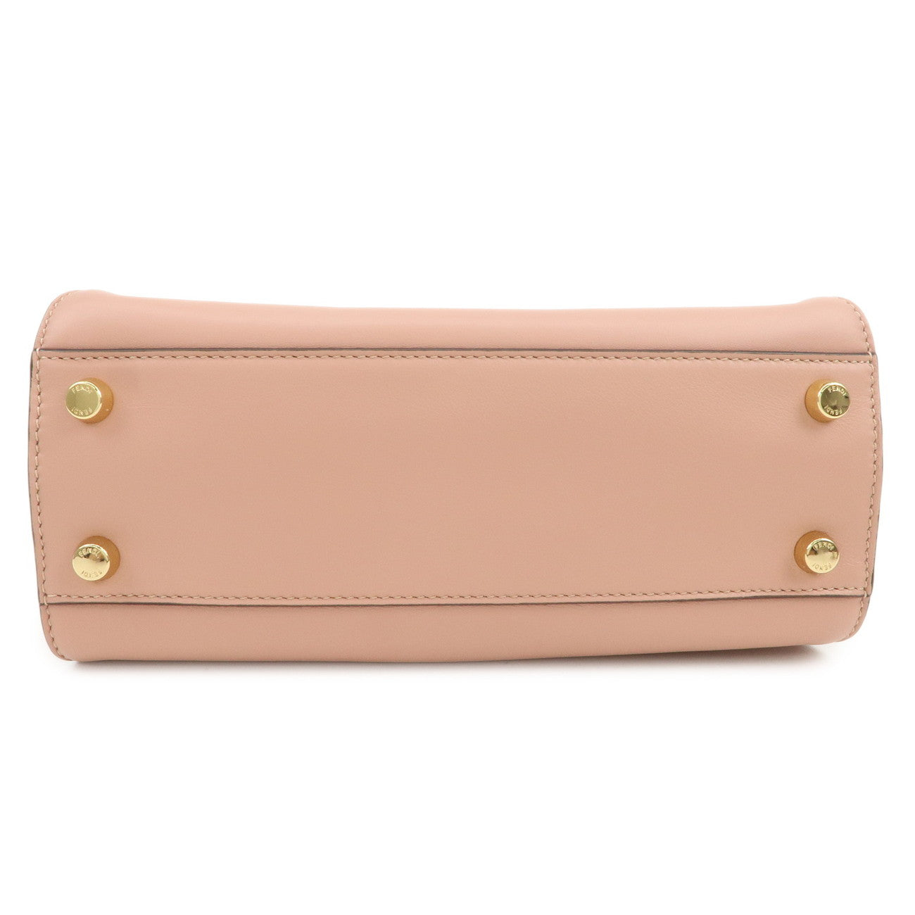 FENDI Peekaboo Iconic Essentially Leather 2Way Bag Pink 8BN302