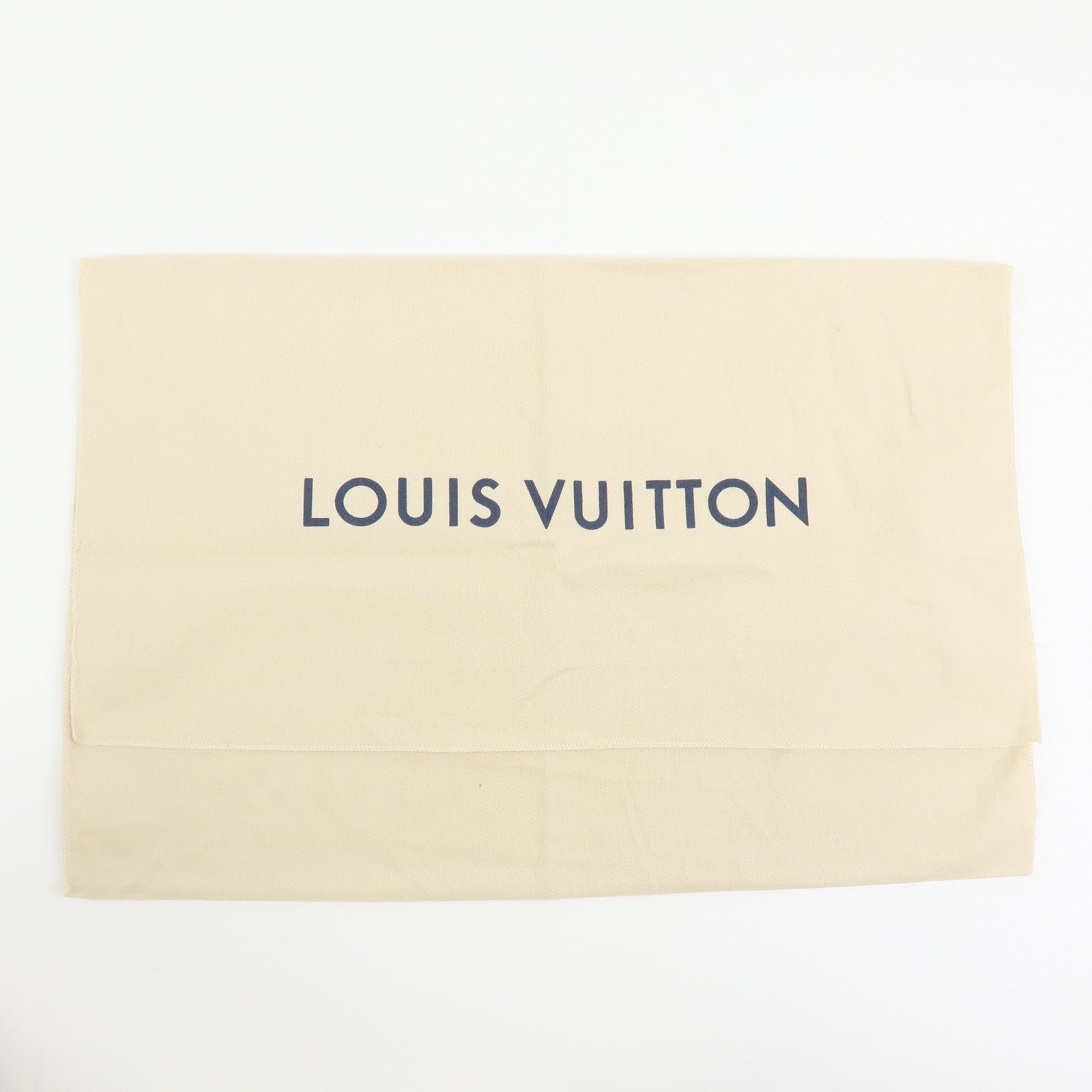 Louis Vuitton Set of 10 Dust Bag Storage Bag Flap Style Beige