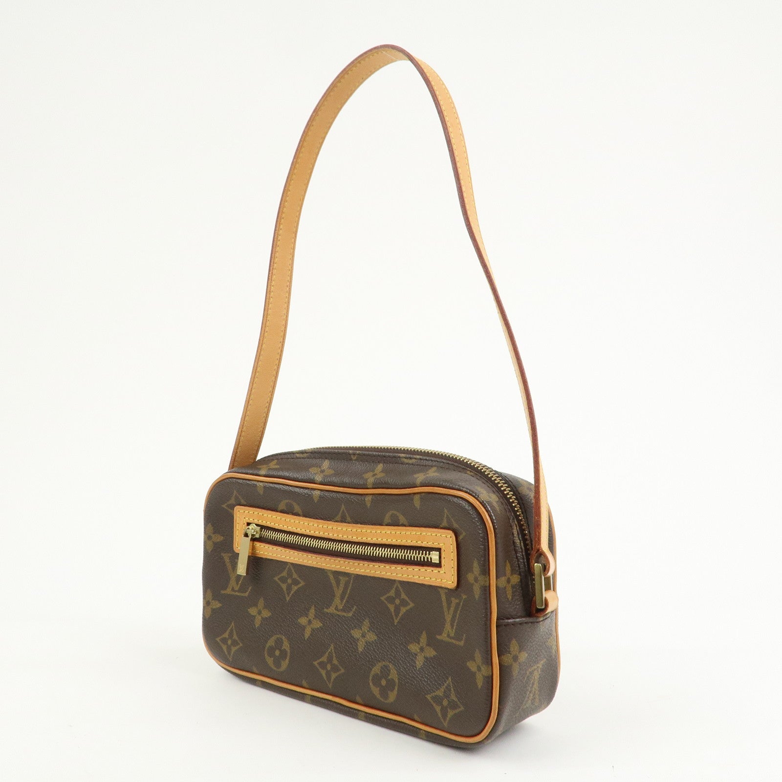 Louis Vuitton Monogram Pochette Cite Shoulder Bag Brown M51183