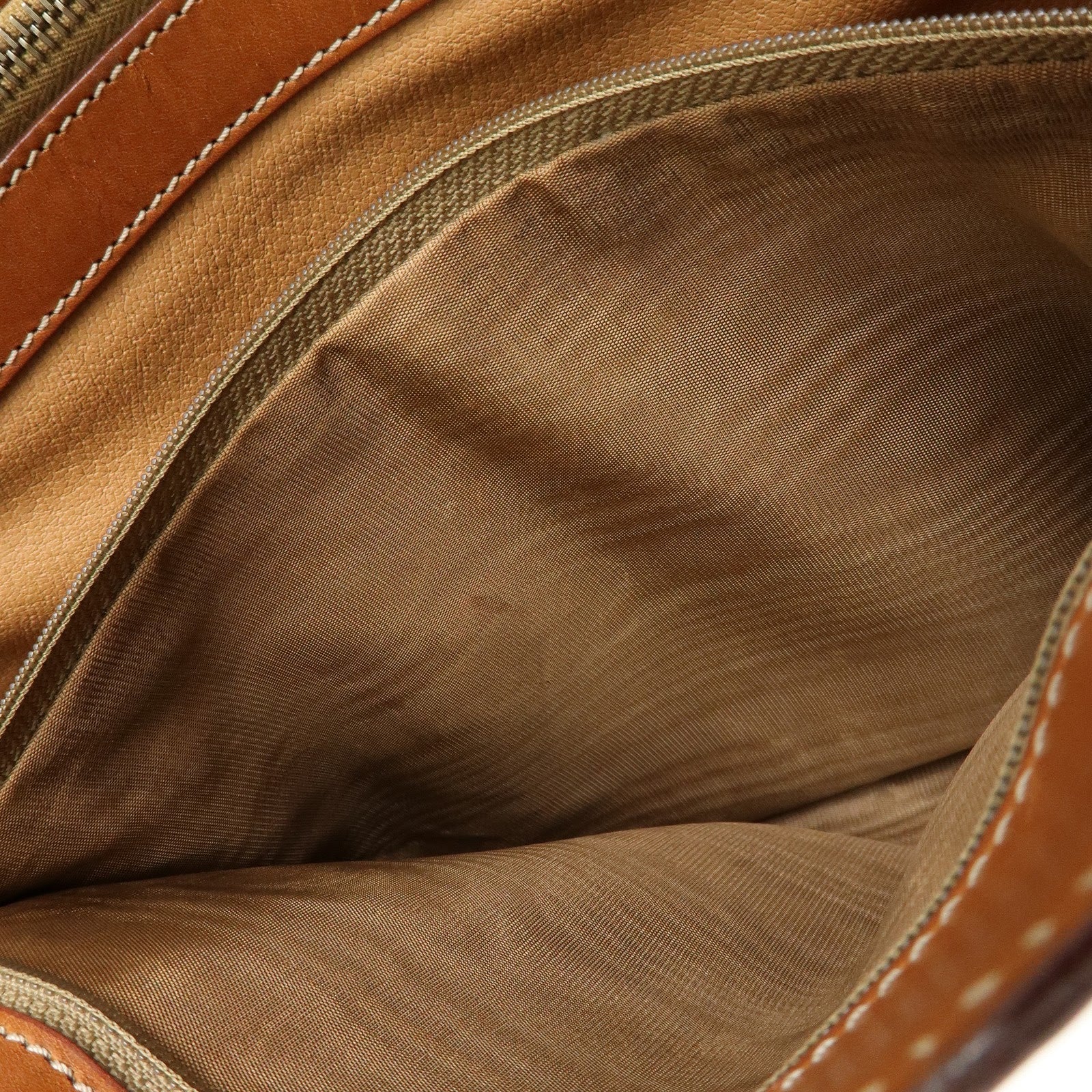 CELINE Macadam PVC Leather Tote Bag Hand Bag Brown