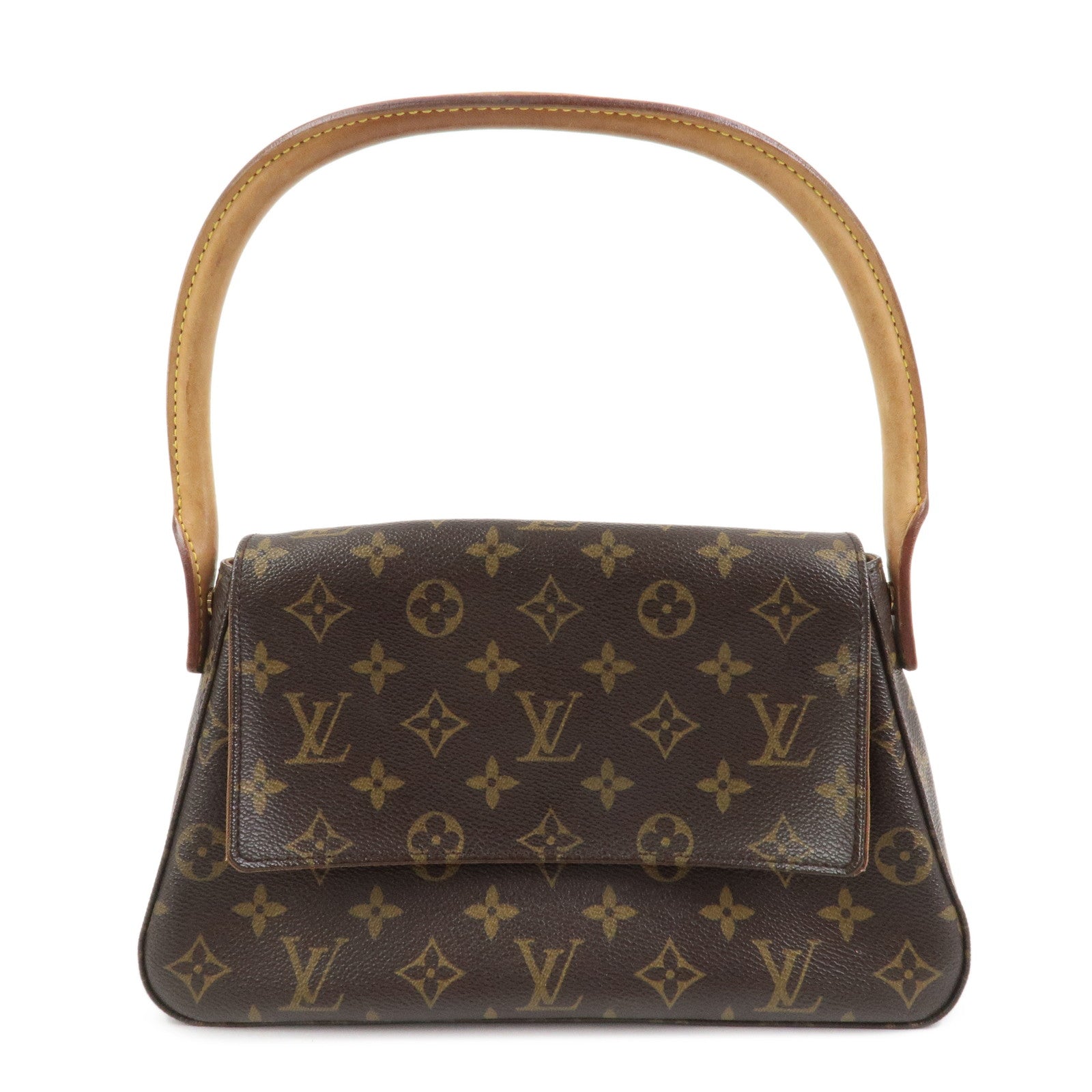 Louis Vuitton Monogram Mini Looping Shoulder Bag Brown M51147
