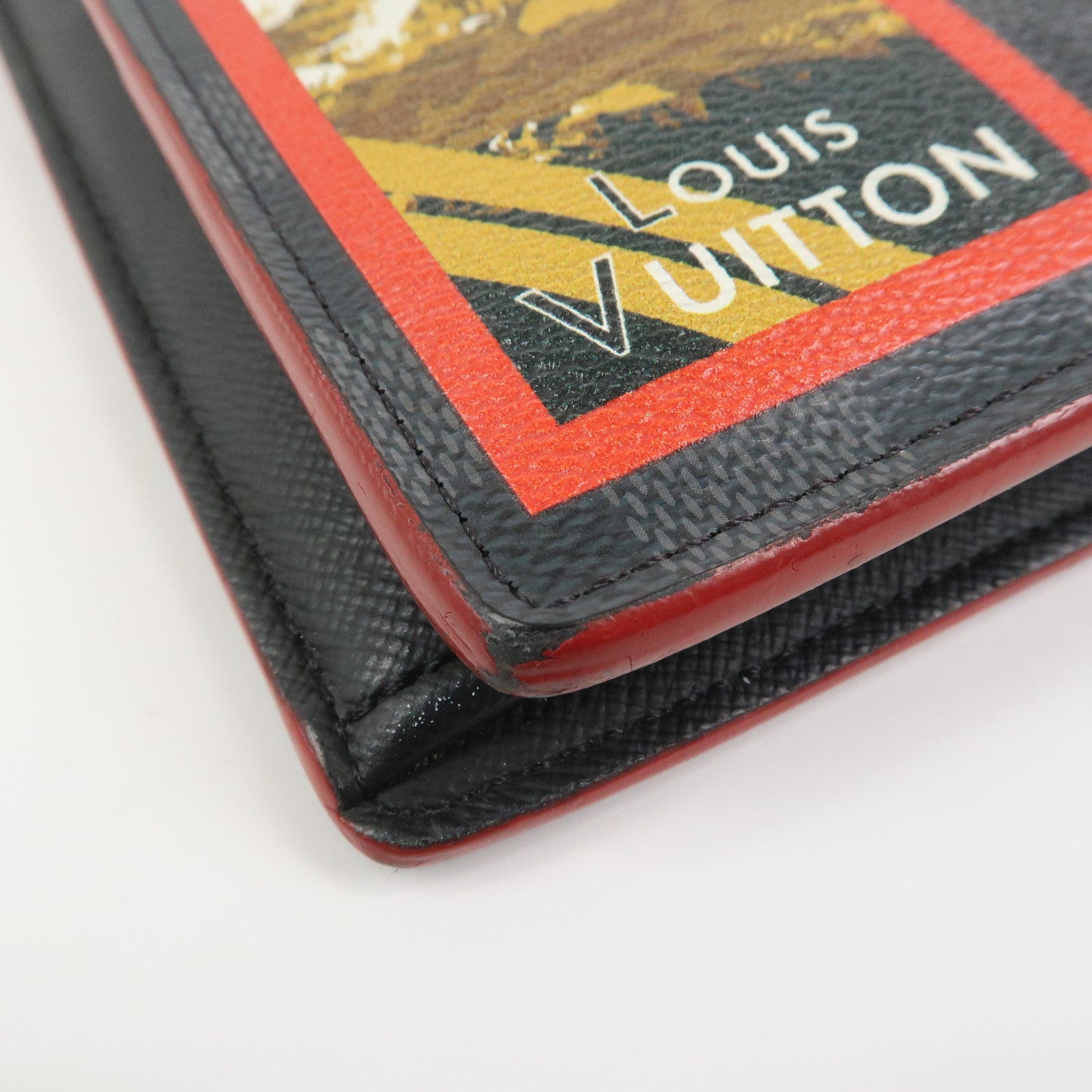 Louis Vuitton Damier Glaphite Portefeuille Brazza Wallet N60091