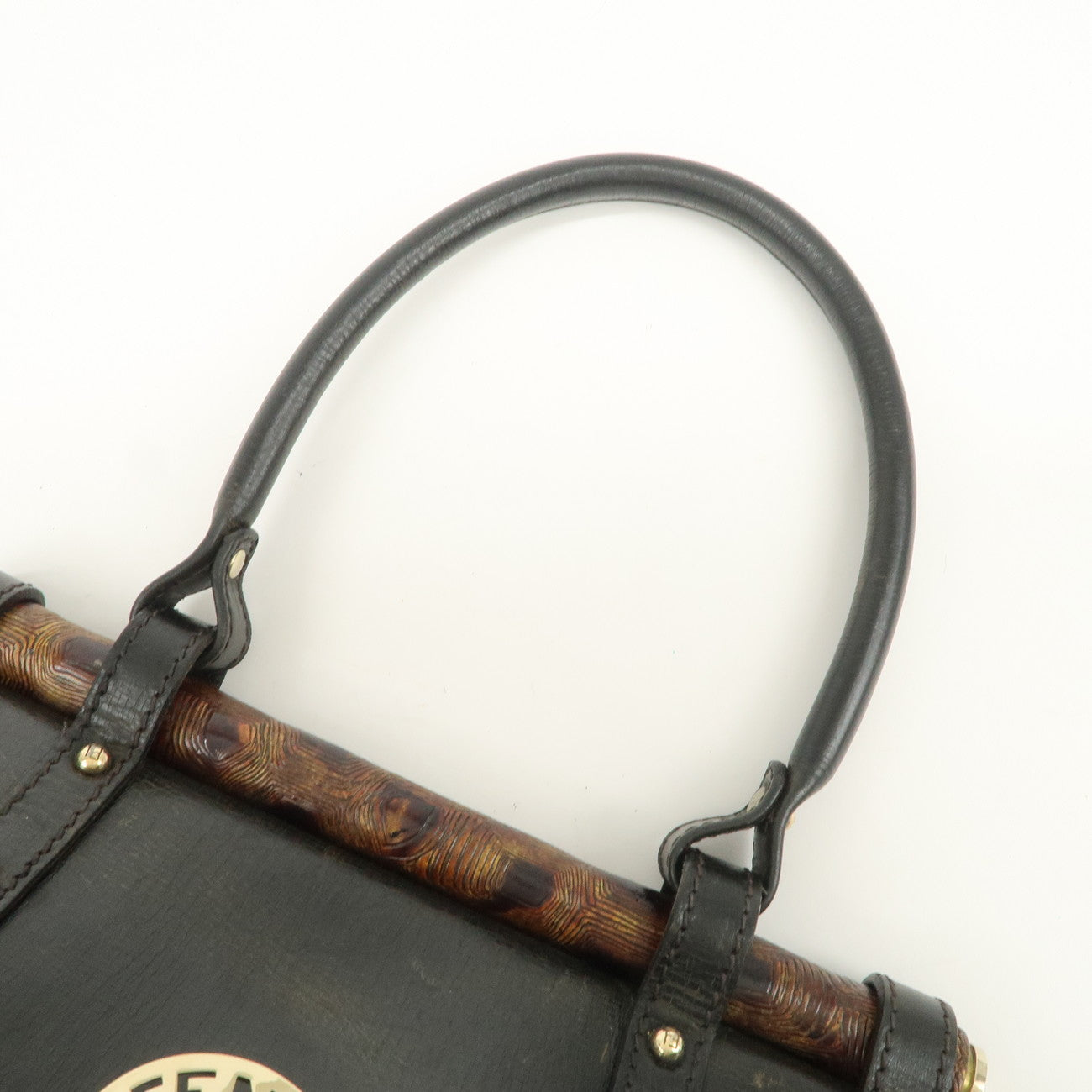 FENDI Bolsa Magic Hand Bag Shoulder Bag Brown 8BN144