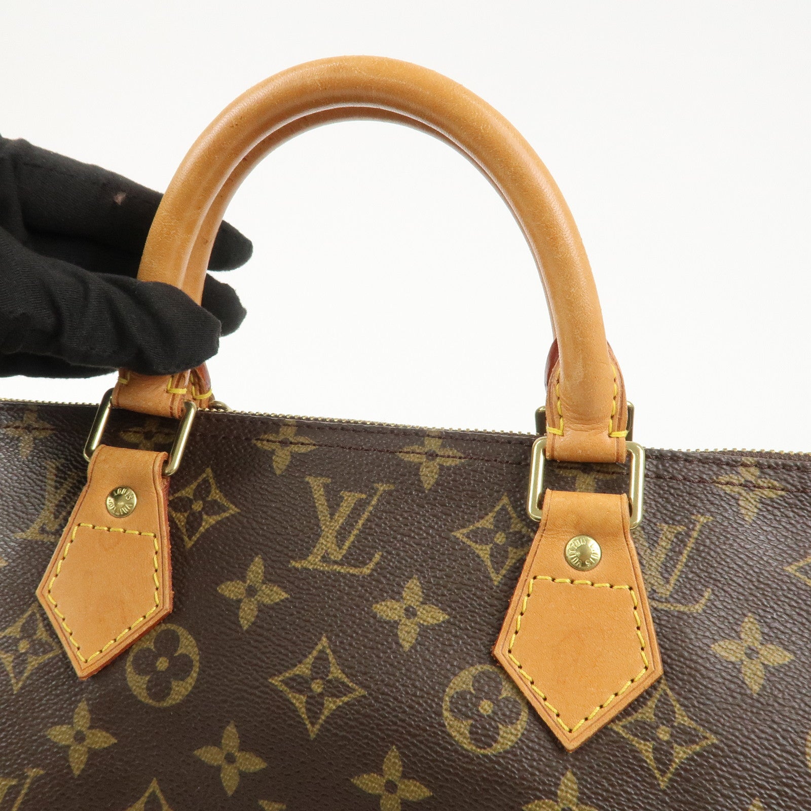 Louis Vuitton Monogram Speedy 40 Hand Bag Boston Bag Brown M41522