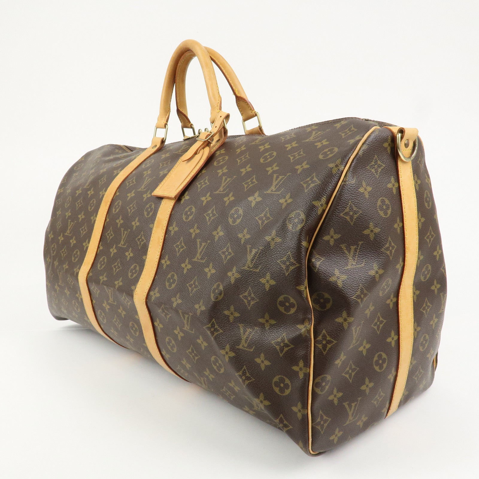 Louis Vuitton Monogram Keep All Bandouliere 60 Boston Bag M41412