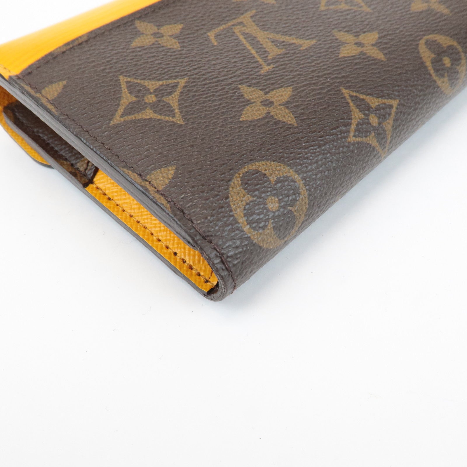 Louis Vuitton Monogram Epi Portefeuille Marie Louron Yellow M60506 Used