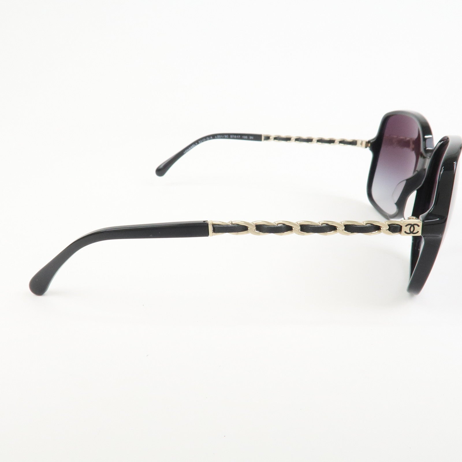 CHANEL COCO Mark Plastic Sunglasses 5210-Q-A c.501/3C 57□17 135 3N
