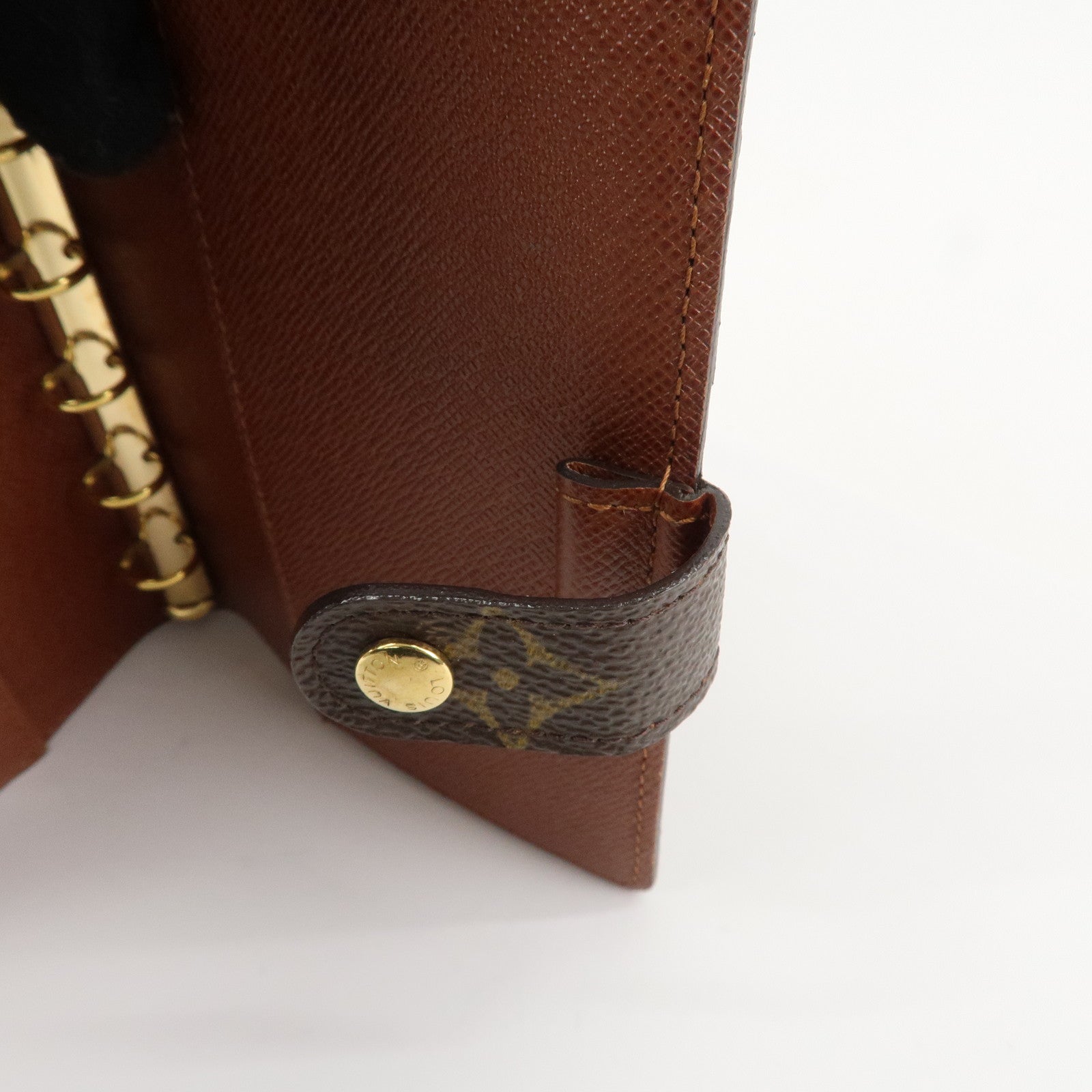 Louis Vuitton Monogram Agenda PM Planner Cover Brown R20005 Used