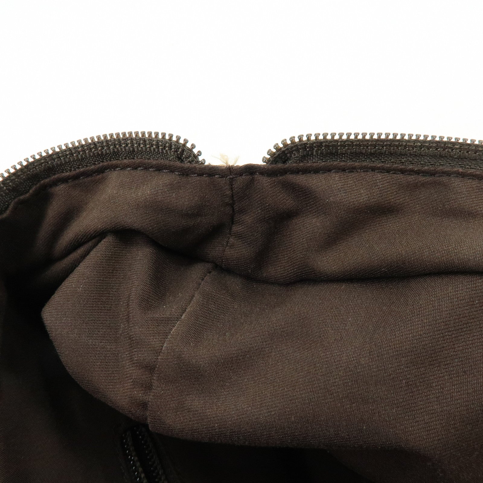 GUCCI Sherry GG Canvas Leather Tote Bag Hand Bag Brown 131228