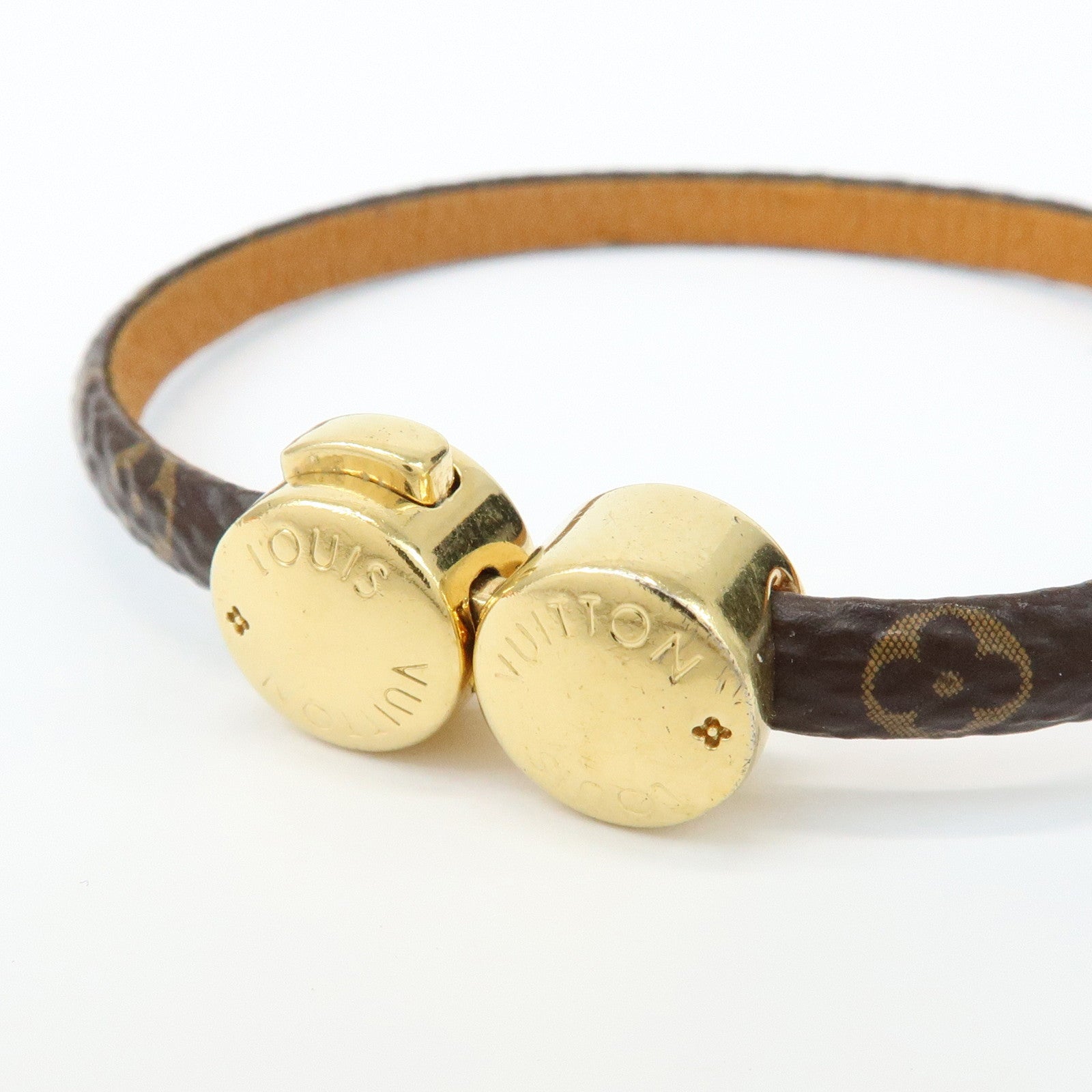 Louis Vuitton Monogram Historic Mini Bracelet Size 17 M6407F