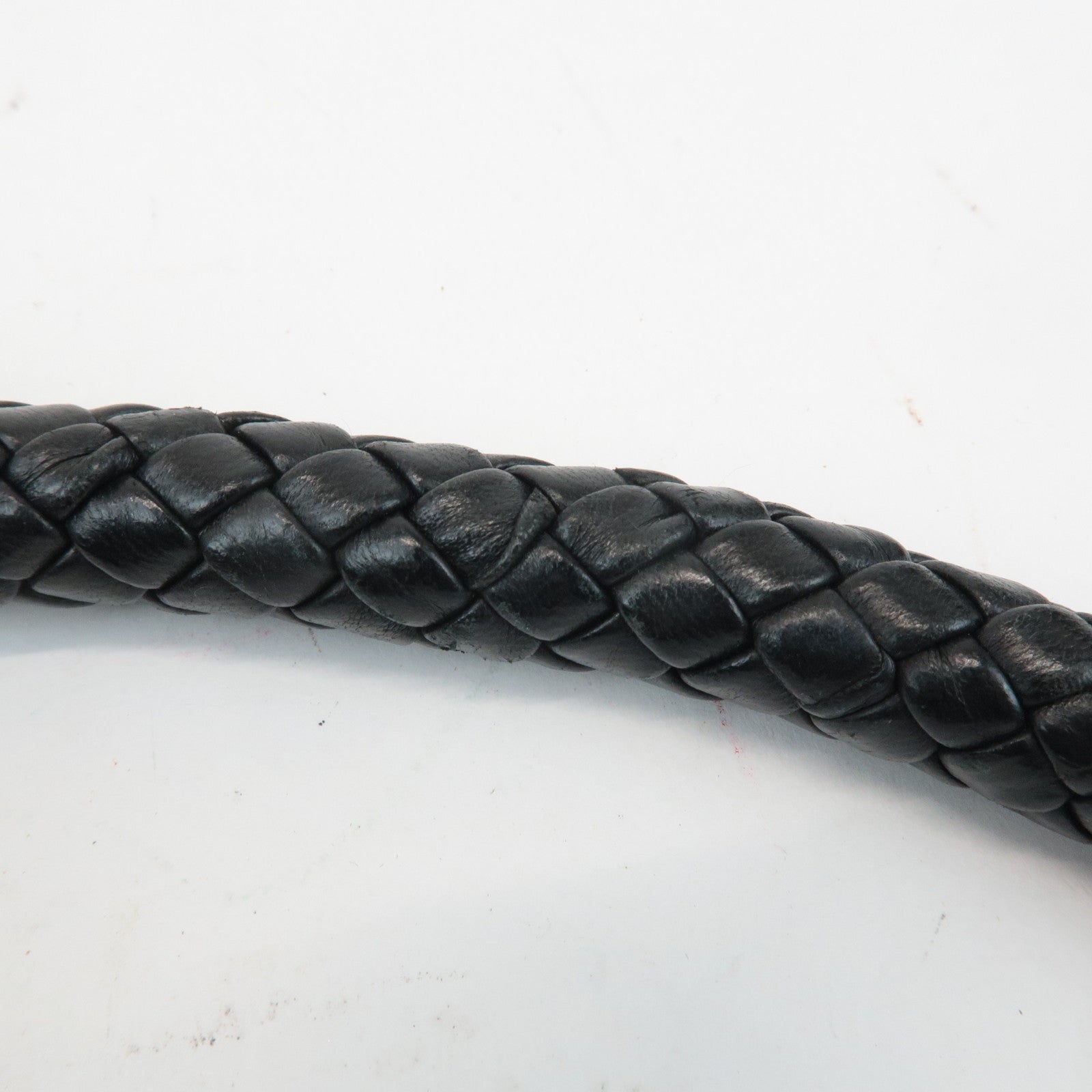 PRADA Ribbon Leather Nylon Shoulder Bag Hand Bag Black