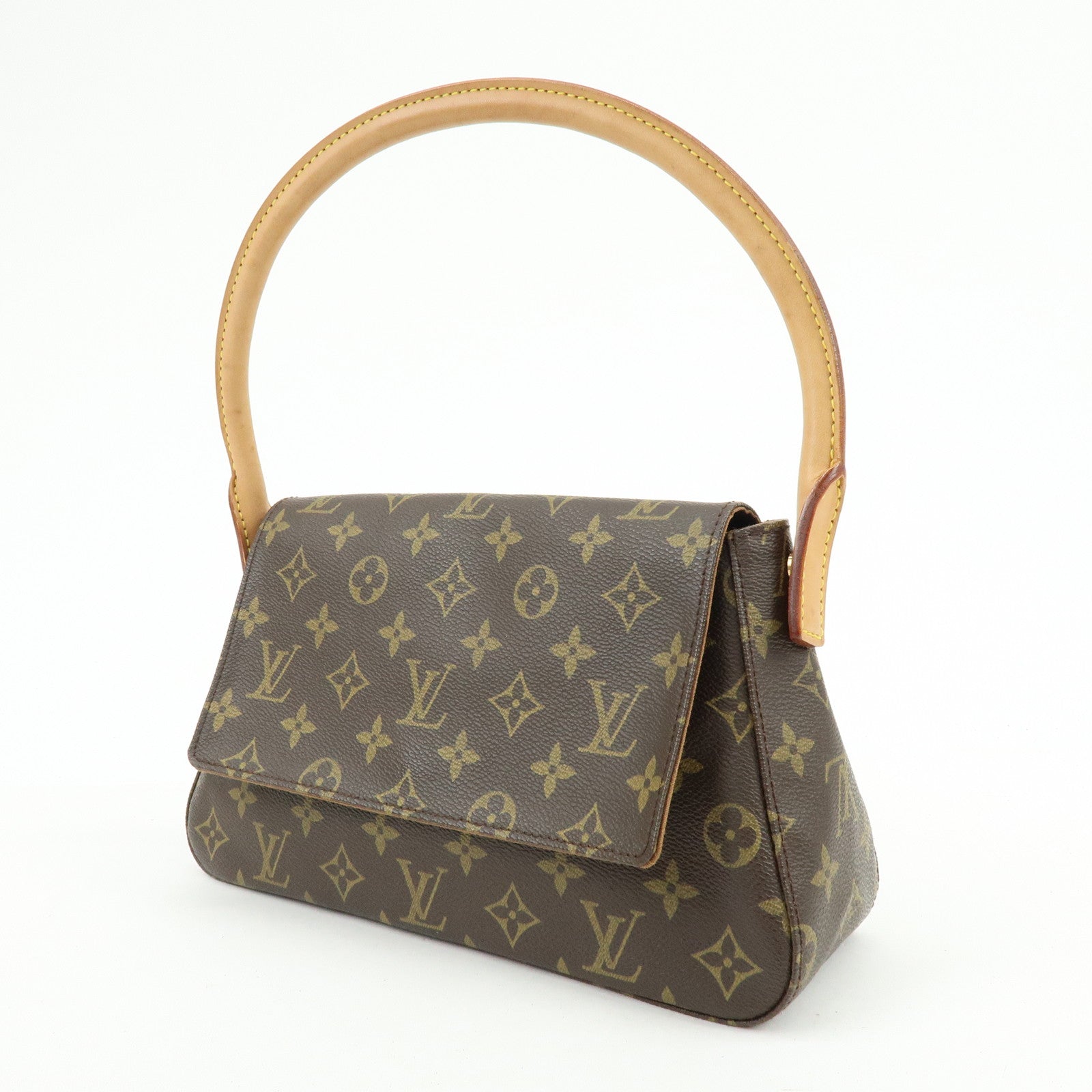 Louis Vuitton Monogram Mini Looping Shoulder Bag Brown M51147