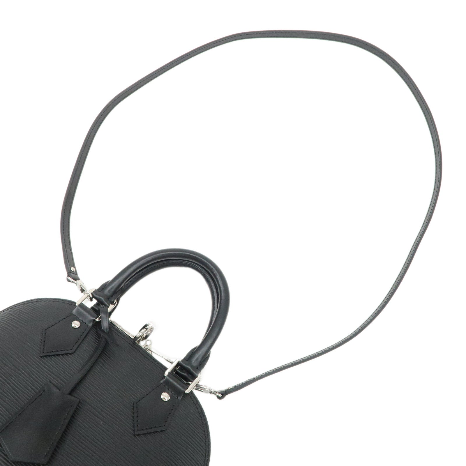 Louis Vuitton Epi Alma BB 2Way Hand Shoulder Bag Noir Black M40862