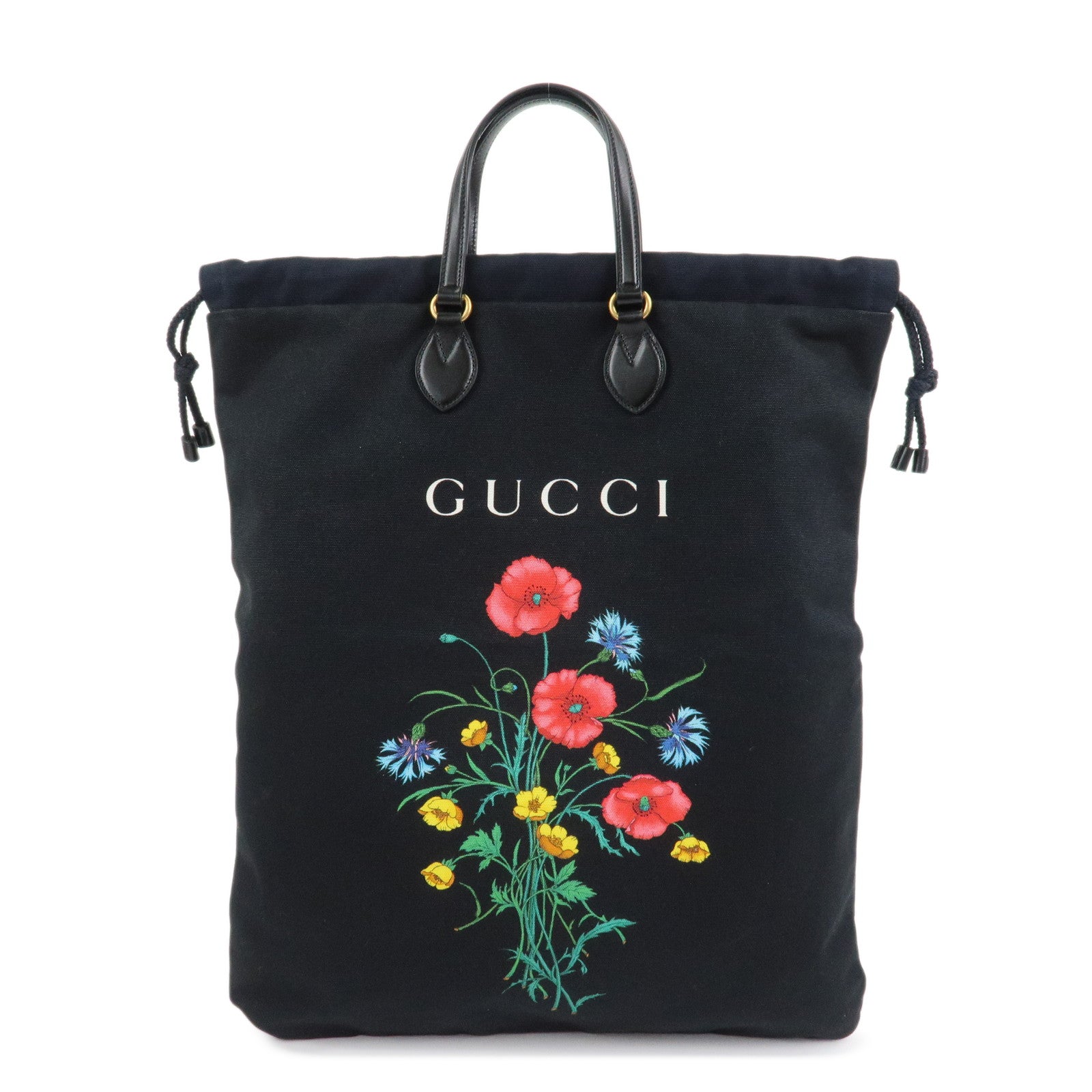 GUCCI Chateau Marmont and Gucci Drawstring Tote Bag 552403
