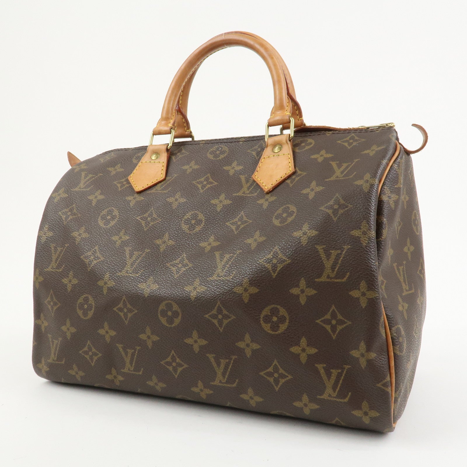 Louis Vuitton Monogram Speedy 30 Boston Bag Hand Bag Brown M41526