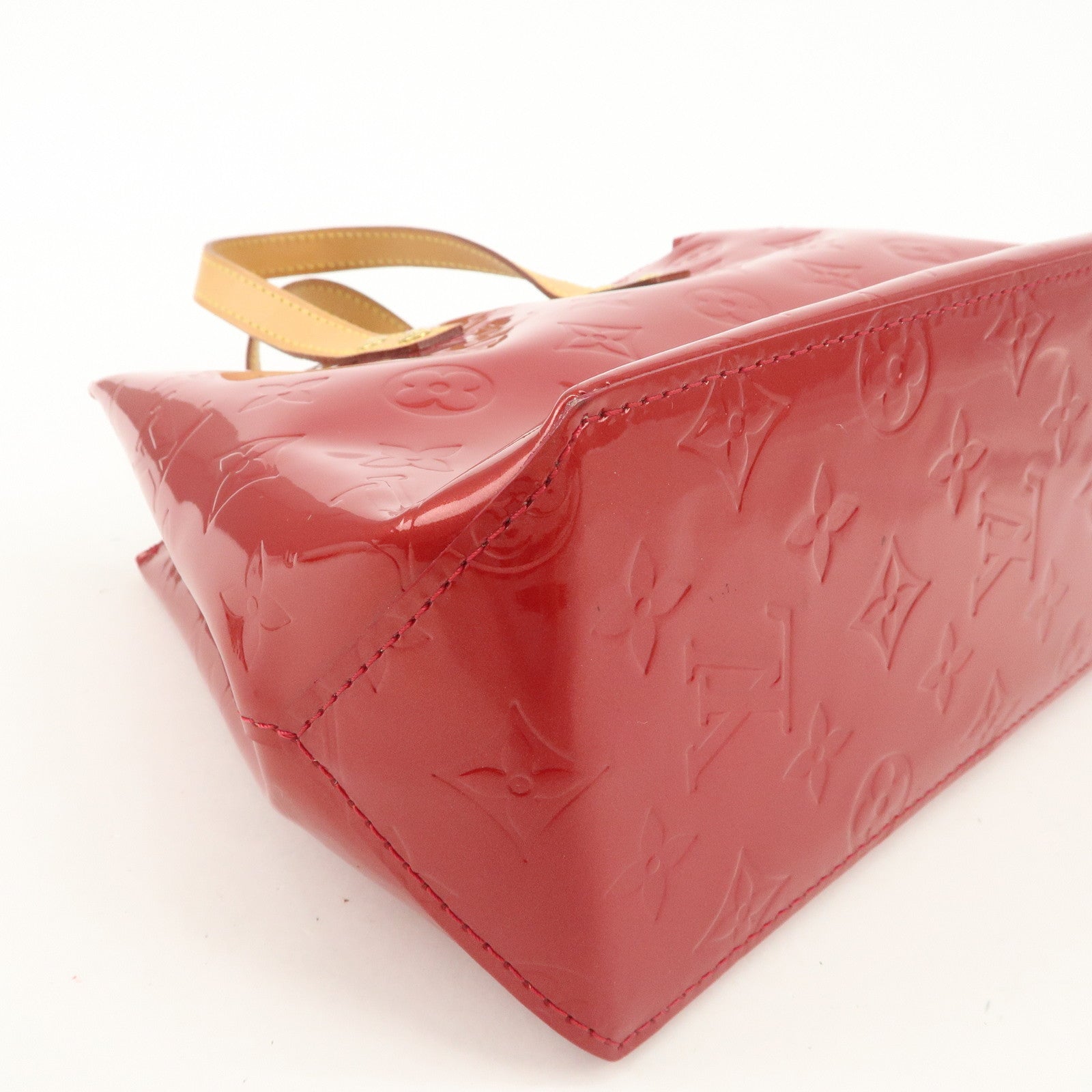 Louis Vuitton Vernis Lead PM Hand Bag Pomme d'Amour M91990
